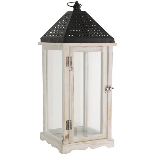 56cm Retro Style Wood Hanging Lantern -WIL17U1