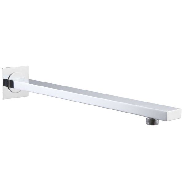 Shower Arm Square Chrome Plated 350mm