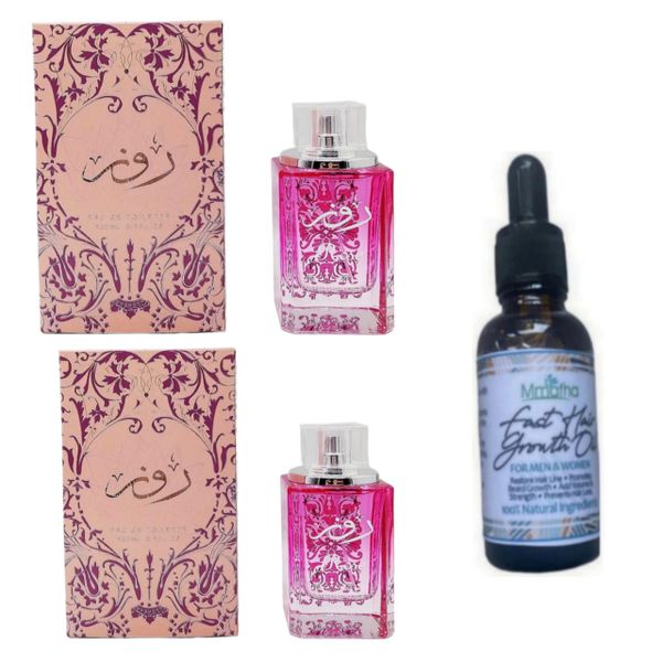 Gift Sets 2EAU DE Toilette Perfumes &amp;Mmafha Hair Oil