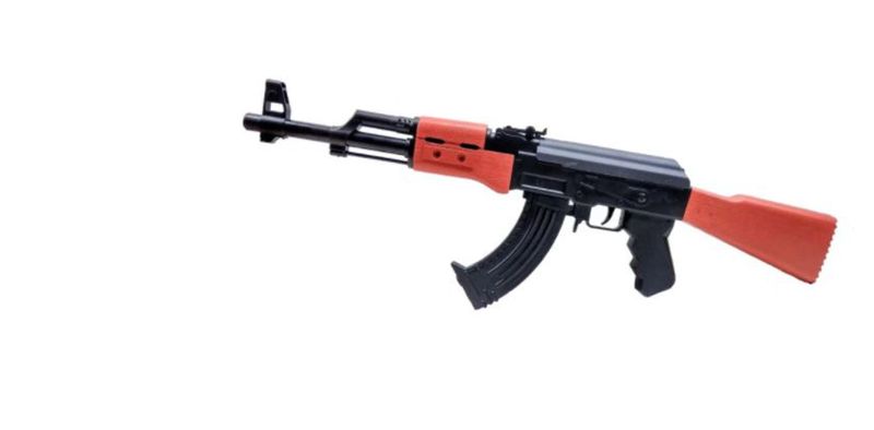 Super Arming Ak 47 (47cm) Toy Gun Set with Extra 3 Bullets
