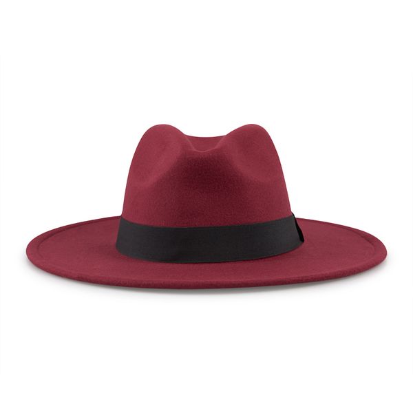 Burgundy Fedora Hat