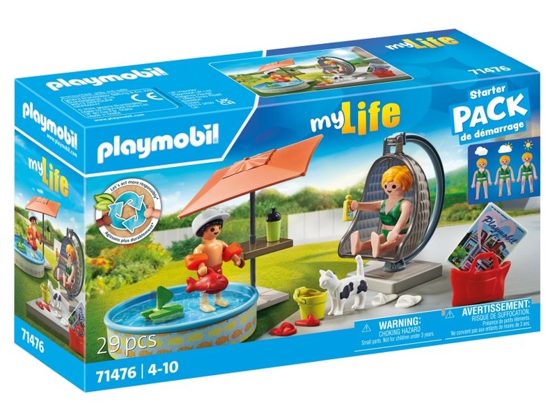 Playmobil My Life - Splashing fun in the Garden Playset - 29 Piece