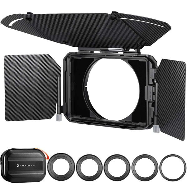 K&amp;F Matte Box Pro Kit with lens adapters 67-95mm with 3 Flags | SKU.2322V1