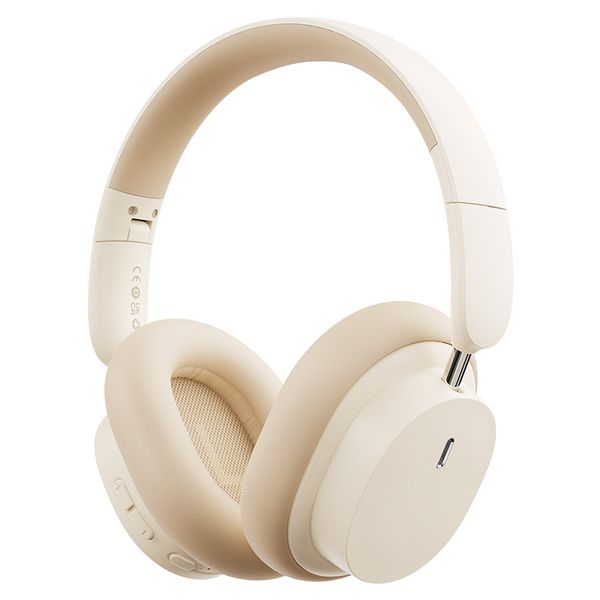 Baseus Bowie D05 Wireless Over Ear Headphones - Creamy White