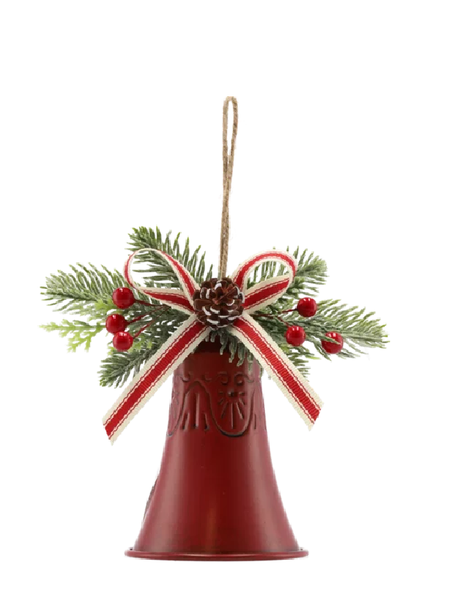 Metal Bell Christmas Decoration 13.3cm