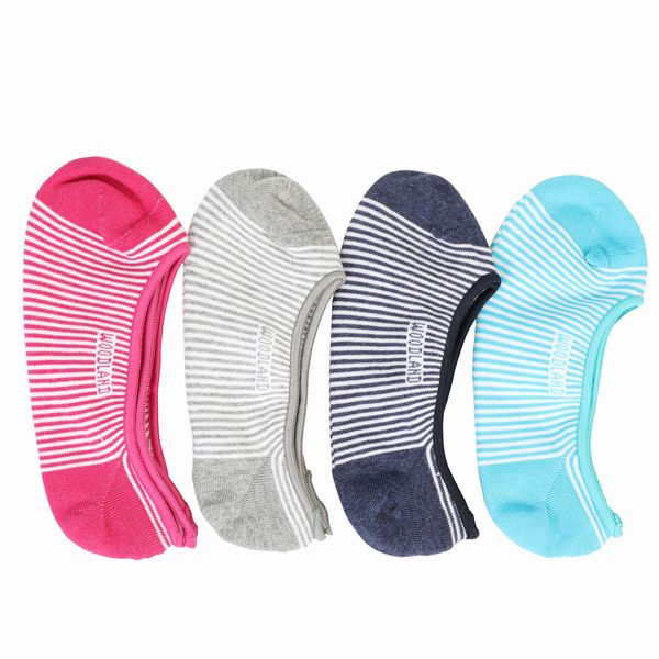 Woodland LadiesSecret Socks - Quad Pack - Multi Colours - LBD10