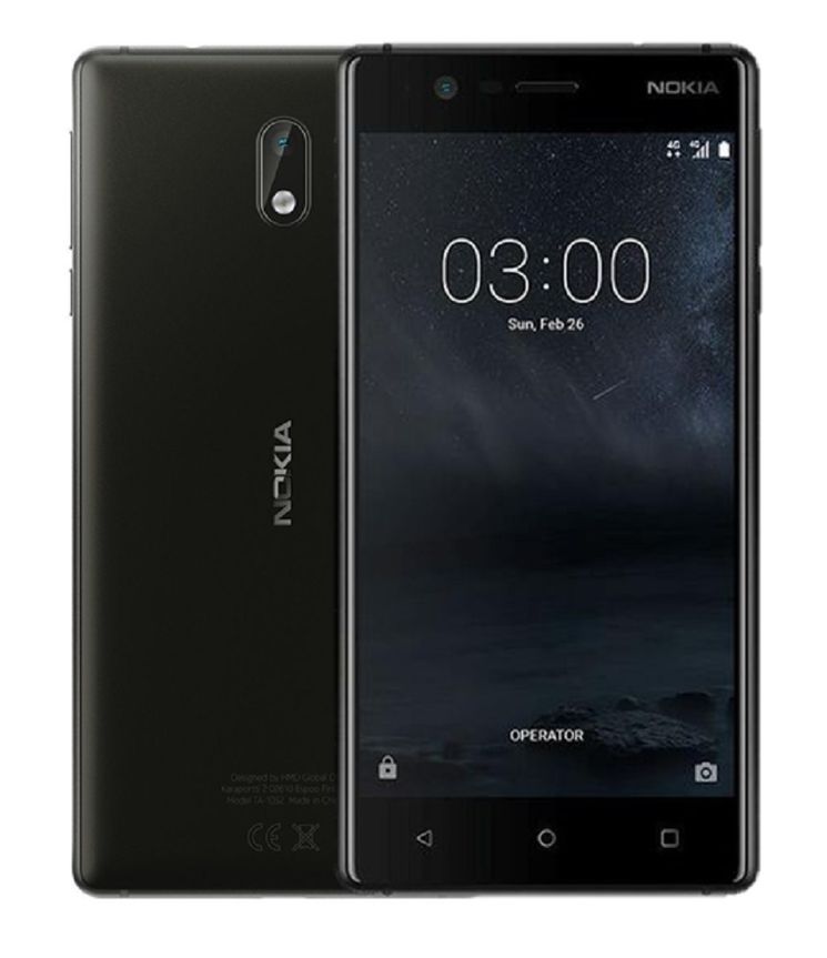 Nokia 3 - 16GB Single Sim - Matte Black - Refurbished
