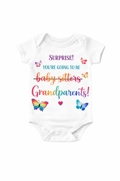 Grandparents - Your'e going to be Grandparents Short Sleeve Babygrow