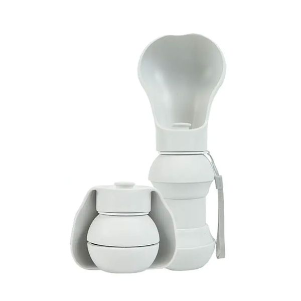 Portable 500ml Collapsible Dog Water Bottle Leak-Proof Pet Drinking Bowl