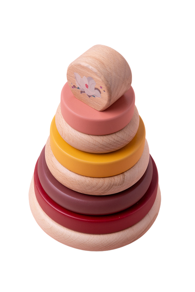 Grow Baby ~ Wooden Ring Stacker ~ Bebe Pure