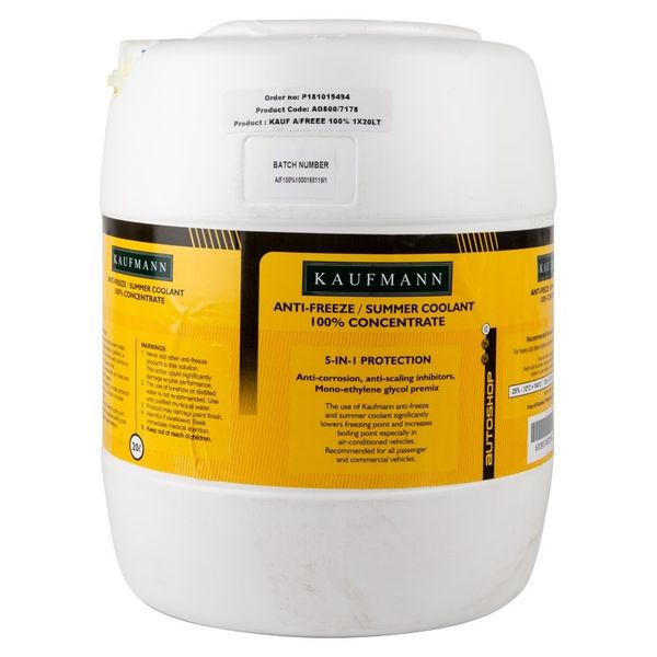 Kaufmann 20L Anti-Freeze Summer Coolant