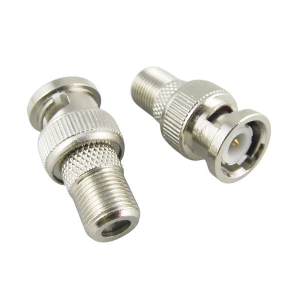 BNC Male Plug to F Female RF Connector Adapter