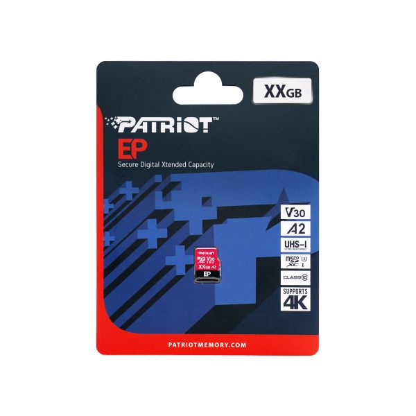 Patriot EP Series 256GB V30 A2 MicroSDXC Card