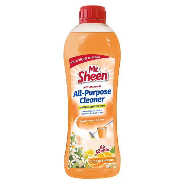 Mr Sheen Anti Bacteril And All Purpose Cleaner Orange Blossom 1L - 2 Pack