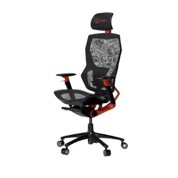 LORGAR Grace 855 Gaming Chair in Mesh Black (LRG-CHR855RB)