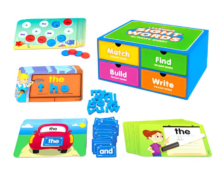 Learning Sight Words Activity Chest