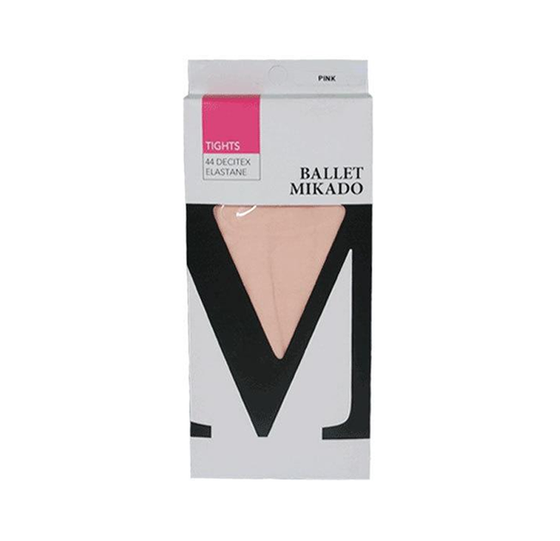 Mikado Ballet Girls FOOTED Dance Tights - Ballet Pink