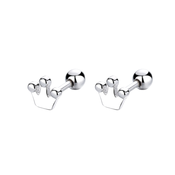 Crown Screw Style Ear For Women-YKR119