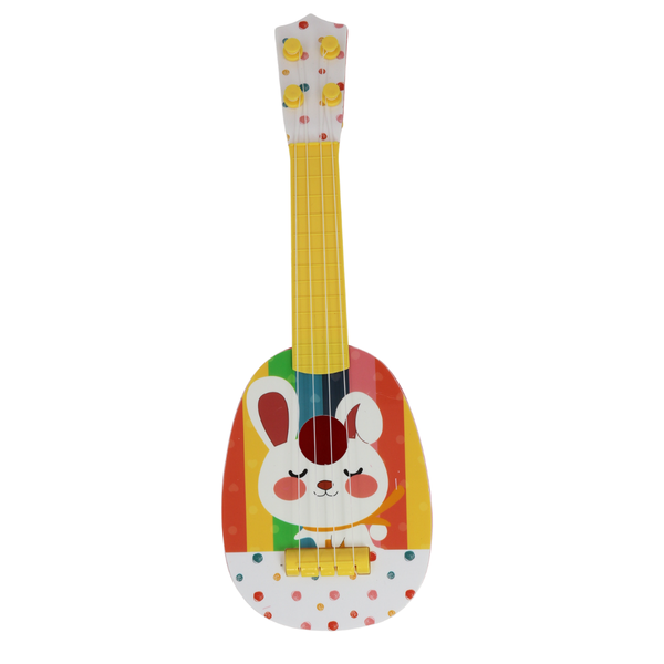 Realistic Ukulele Guitar Toys Early Learning Ukulele for Kids - Rabbit