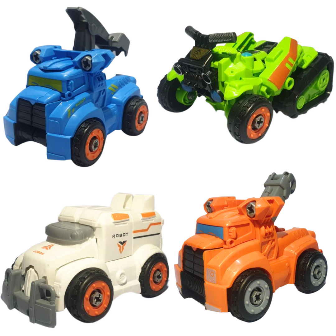 4 Different Transformer Robot Car Assembled Toys Shop Today. Get it