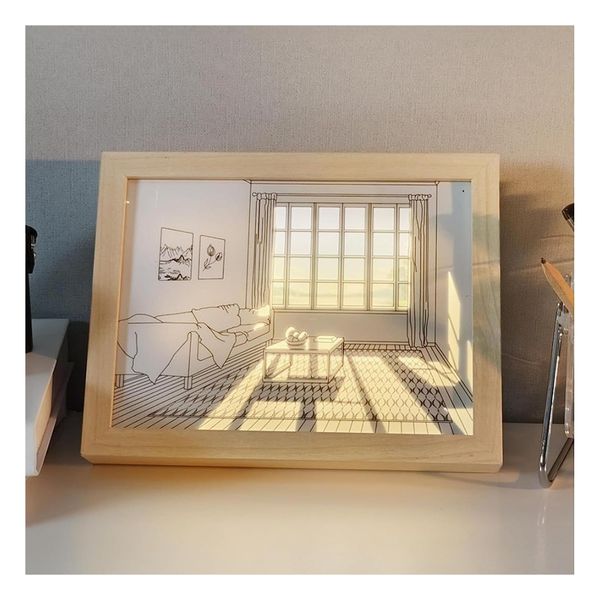 Adjustable Luminous LED Blue Sky Decorative Wall Art