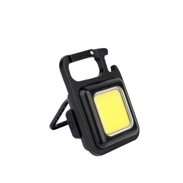 Portable Rechargeable Keychain Light - Black - DB-121. BT