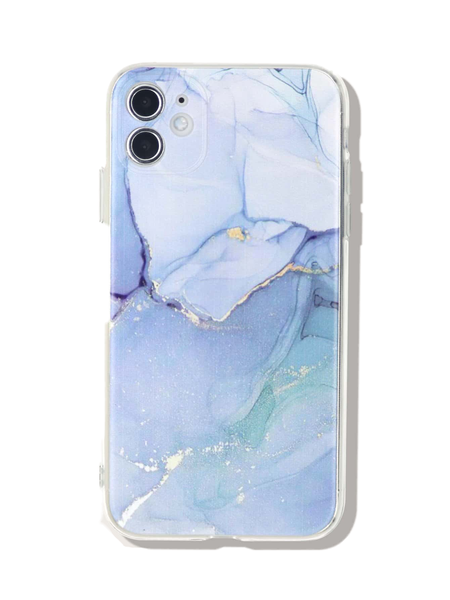 iCACY - Protective case for iPhone 11 &amp; XR - Blue Marble