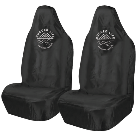Rugged Life Car Seat Covers - Set of 2 - Black, Shop Today. Get it  Tomorrow!