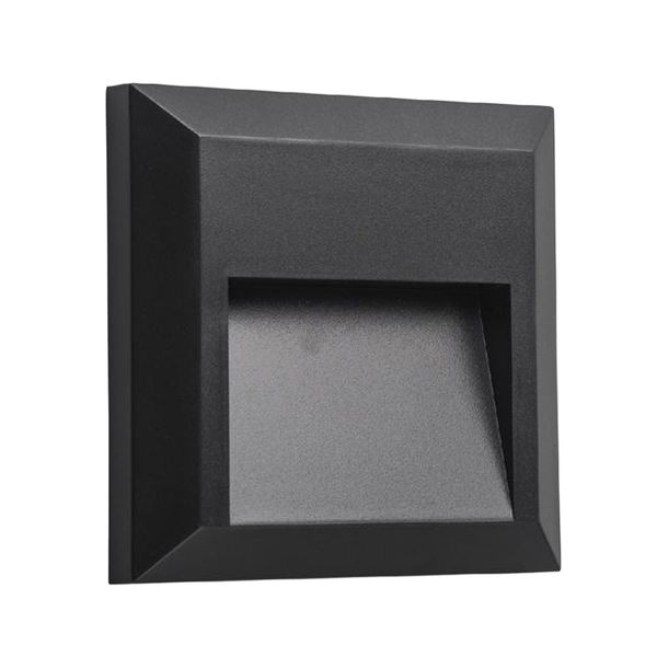 ACDC - 230vac 1.5w Led Foot Light Pc Cct Adj. Ip65 125x125mm