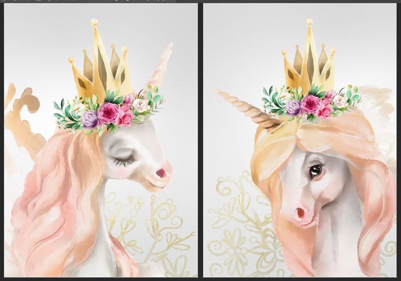 Unicorn Wall Decor Prints A3 - Unframed