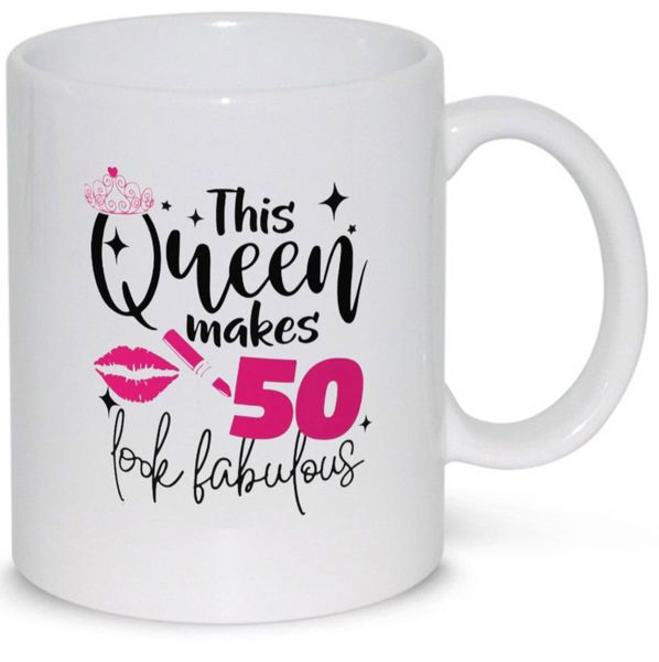 50 Faboulous Gift v6 Pack Mug