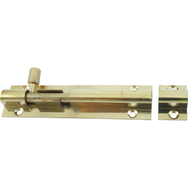 Matlock 150 mm Brass Barrel Bolt 1.1/2 Inch W C/W Brass Screws
