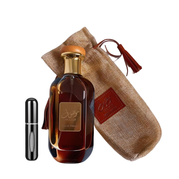 Mousuf Brown EDP - 100ml + Refillable Decant with Perfume