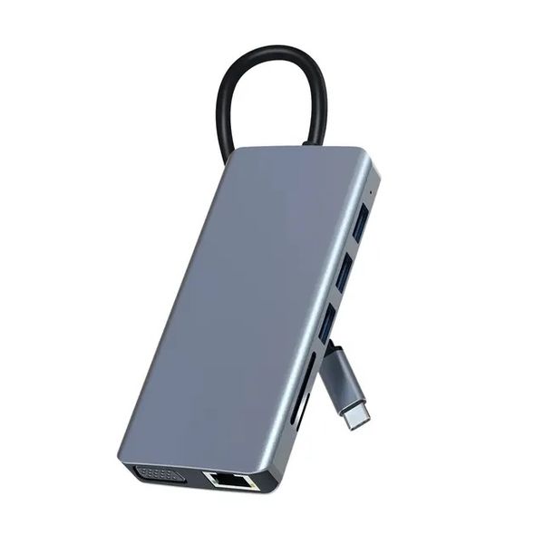 USB C MultiPort Adapter 12 In 1 Docking Station for Thunderbolt 3/4