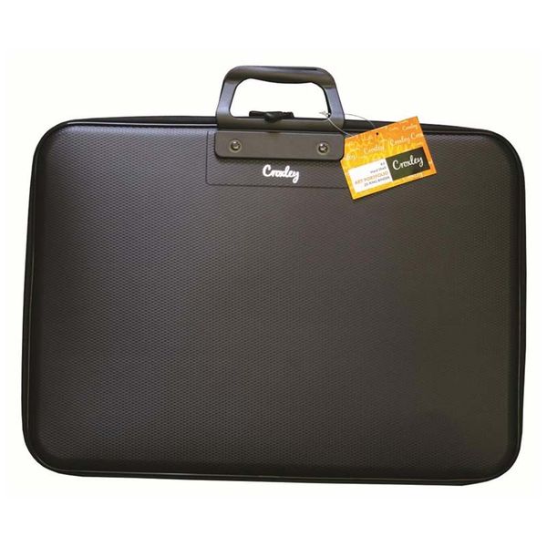Croxley Art Folio 2D Ring Inside Hard Shell - Black