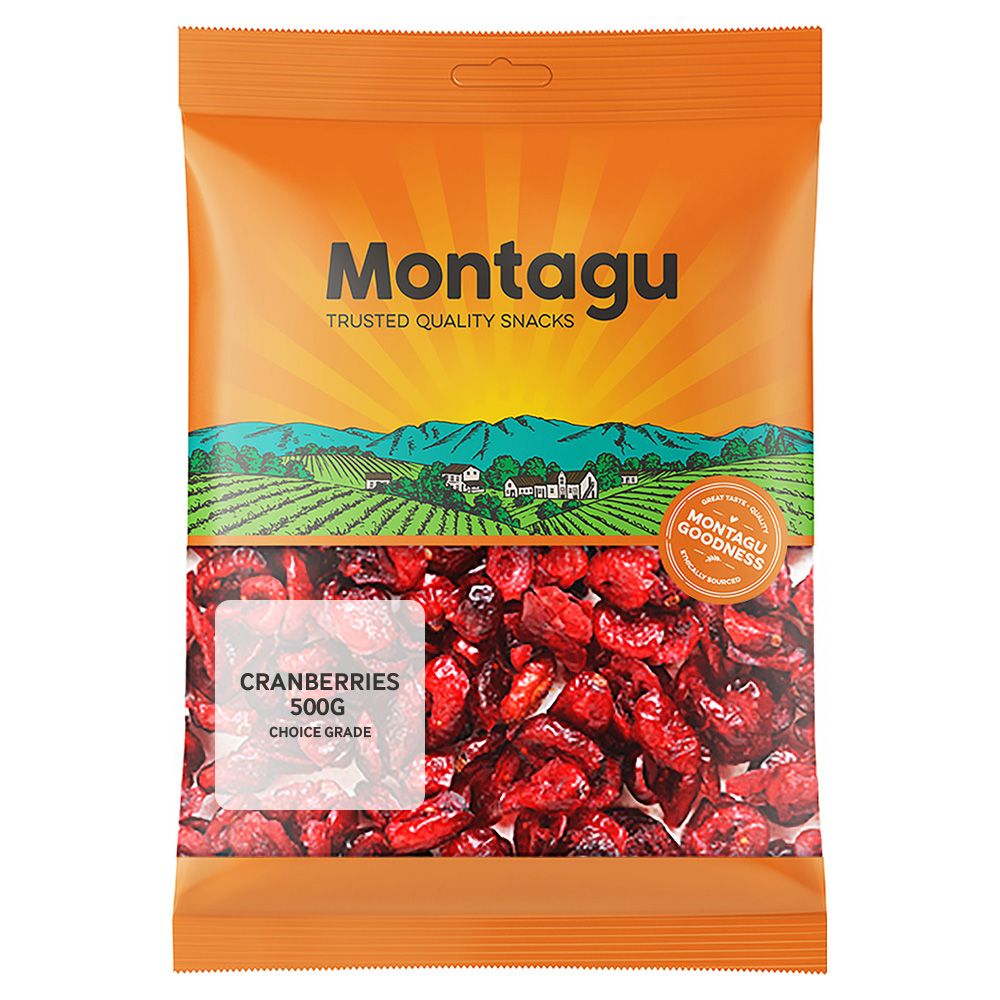 Montagu Dried Cranberries 500g Buy Online in South Africa
