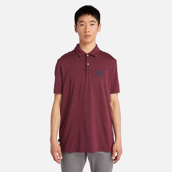 Timberland Logo Polo With Refibra Technology For Men