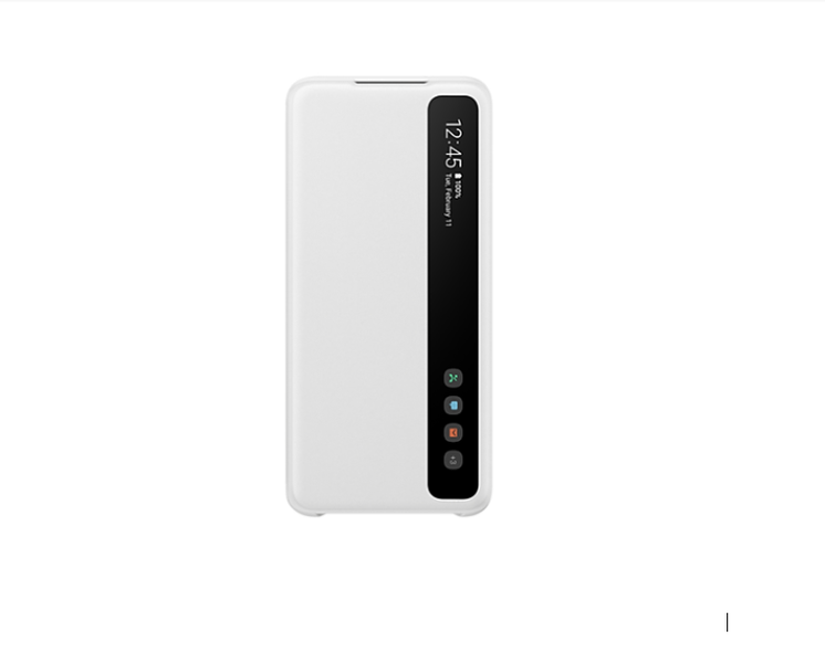 Official Samsung Galaxy S20 Smart Clear View Cover - white