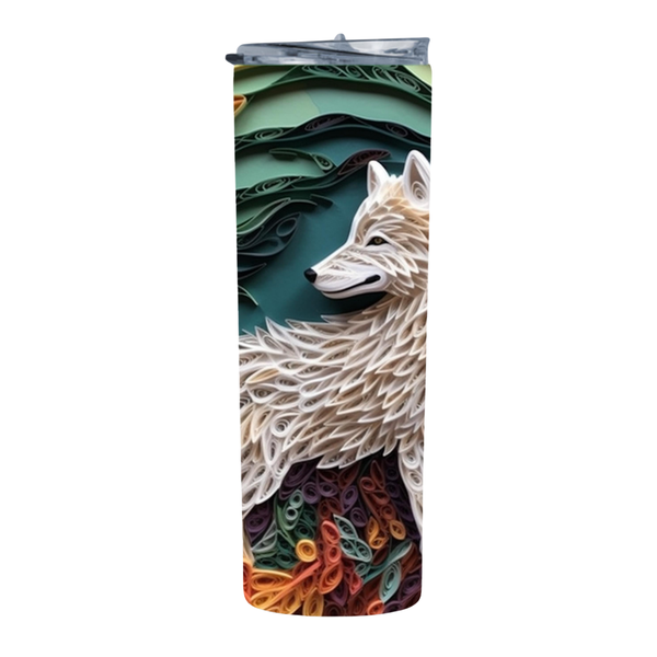 Wolf Forest 20 Oz Straight Skinny Tumbler 036