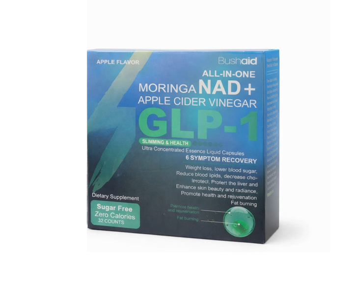 GLP-1 Support Slimming Liquid Pearls with NAD+, Moringa &amp; Keto BHB
