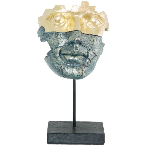 Opulent Face Mask Sculpture 20X12X38CM