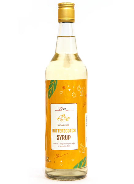 The SIp Store - Sugar-free Butterscotch Coffee Syrup 250ml