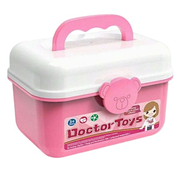 Childrens Doctor Playset - Pink - 42 Piece
