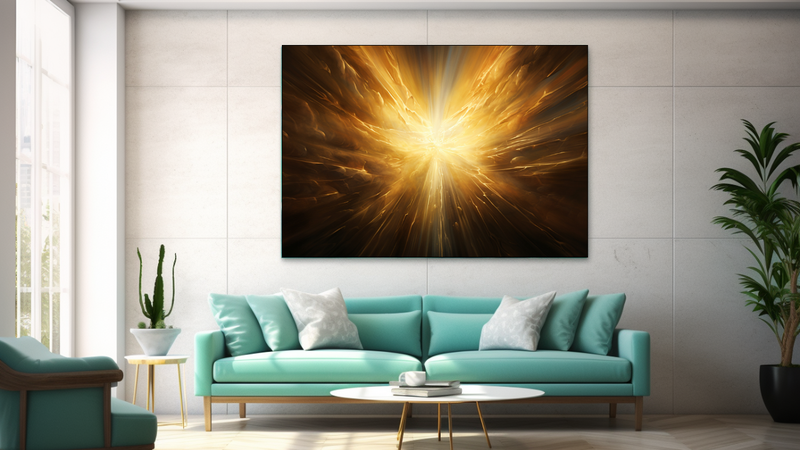 Canvas Wall Art - Eternal Light Abstract - JT0138