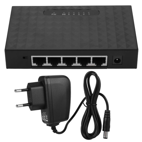 5-port 10/100Mbps Ethernet switch