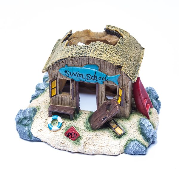 Abandoned Swim School Fish Tank/Aquarium Resin Ornament