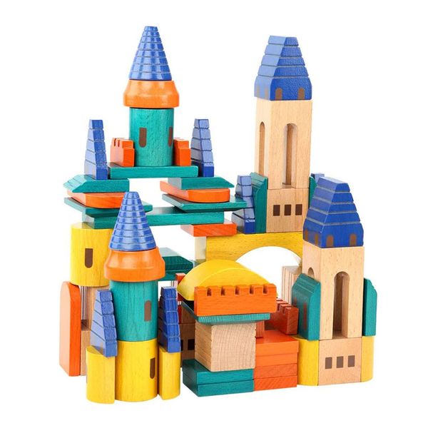 Jeronimo - Wooden Castle Building Blocks
