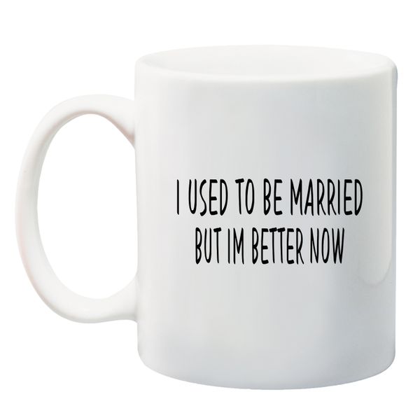 Qtees Africa - I used to be married but i'm better now mug