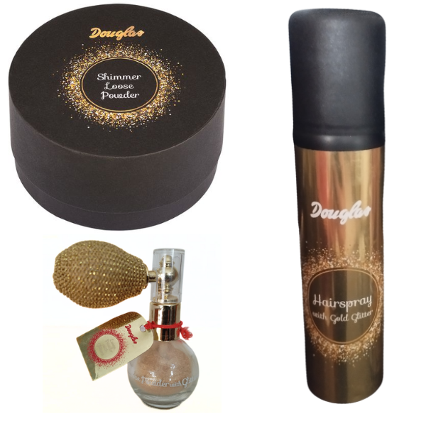 Shimmer Highlight Glitter Gift Set for Body and Hair