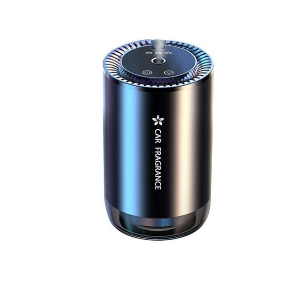 Smart Car Air Freshener Diffuser with Projection &amp; 3 Adjustable Modes-Black